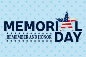Happy Memorial day from BlueBox Rental dumpster company in Hagerstown, MD