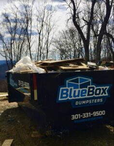 Rent this BlueBox Rental dumpster in Hagerstown, MD