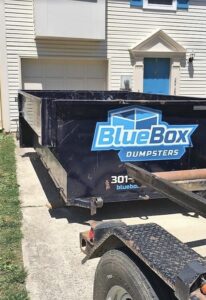 Rent this BlueBox Rental dumpster in Hagerstown, MD