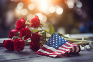 Happy Memorial day from BlueBox Rental dumpster company in Hagerstown, MD