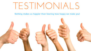 Rental dumpster testimonials from BlueBox customers in the Hagerstown, MD area