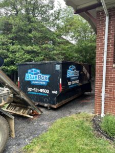 BlueBox Rental dumpster company in Hagerstown, MD. BlueBox Rental's Reviews & Testimonials
